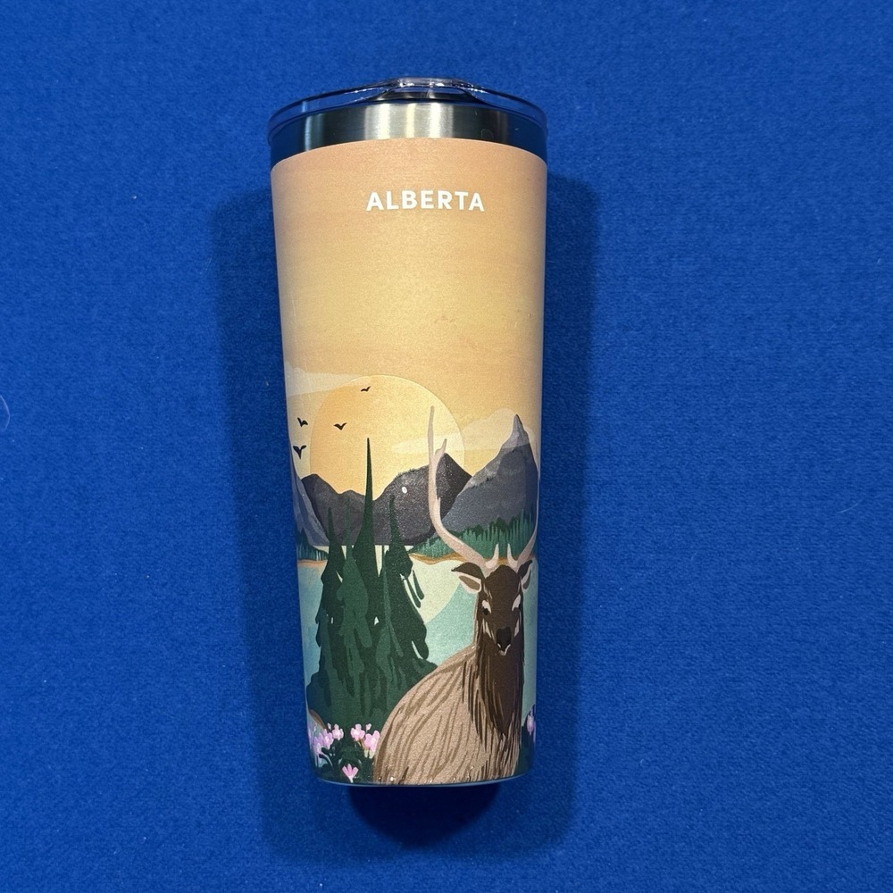 Tim Hortons Alberta Stainless Steel 22oz 2026 Travel Mug Collection Tumbler Cup